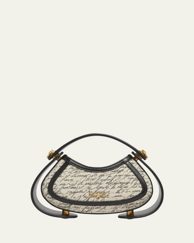 Jolie Madame Small Top-Handle Bag in Love Letter Canvas